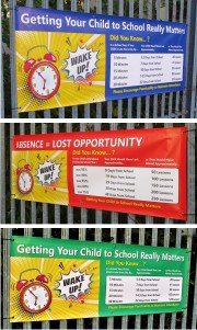 Getting Your Child to School Banners